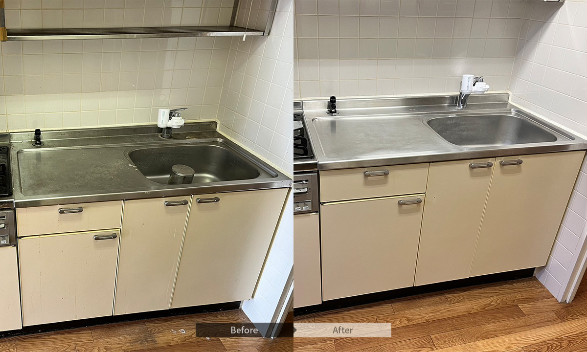 キッチンのクリーニング