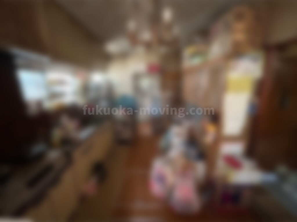 福岡市内にて不用品回収（残置物撤去）と単身引越し